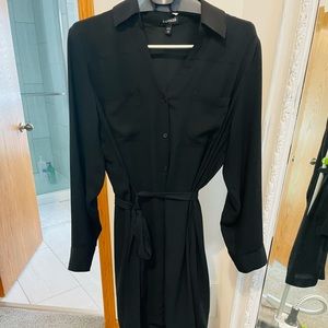 Express Black Tie Dress